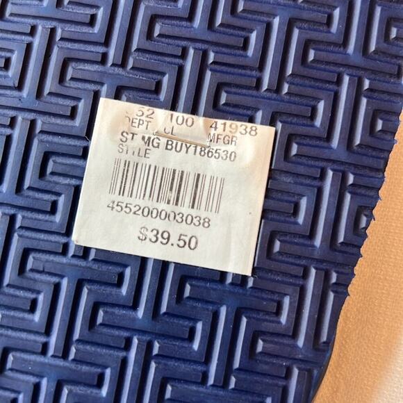 Southern Tide Flip Flops Sandals Beach Pool Summer Print Logo Detail - Picture 6 of 6